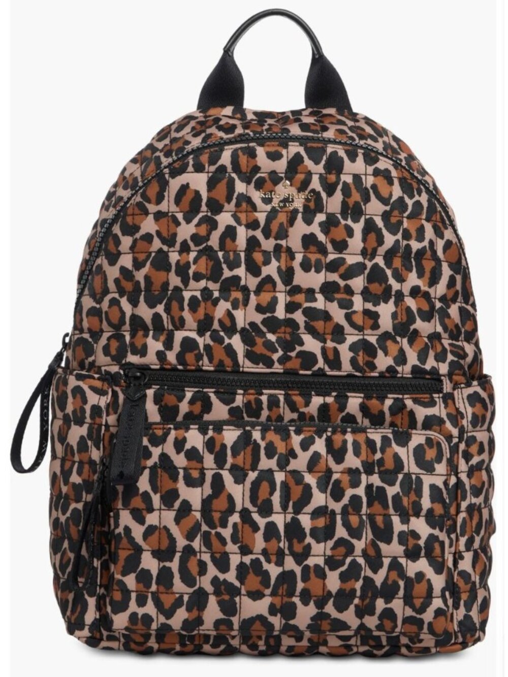 NWT Kate Spade New York Camden Quilted Large Leopard Backpack $399 [jb]